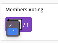 members voting